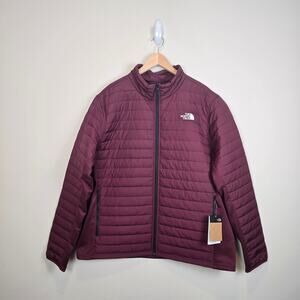 The North Face Mens Size XXL Canyonlands Hybrid Jacket Alpine Plum Puffer Coat